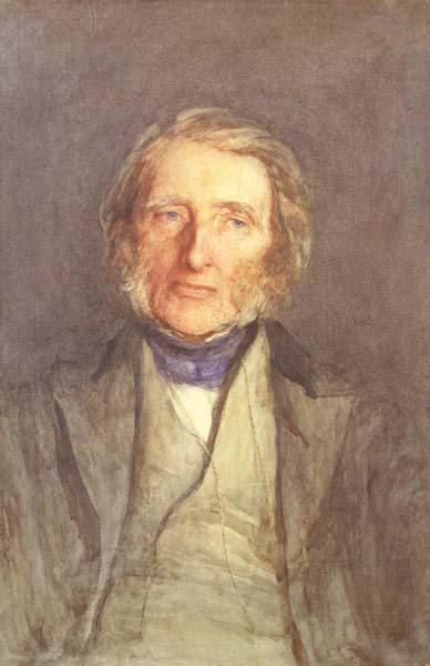 Sir Hubert von Herkomer,RA,RWS Portrait of john Ruskin (mk46) oil painting picture